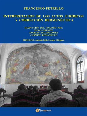 cover image of Interpretación de los actos jurídicos y corrección